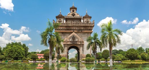 Patuxai-Triumphbogen in Vientiane